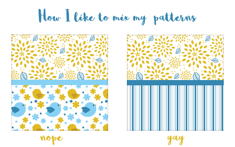 how-to-coordinate-patterned-digital-papers