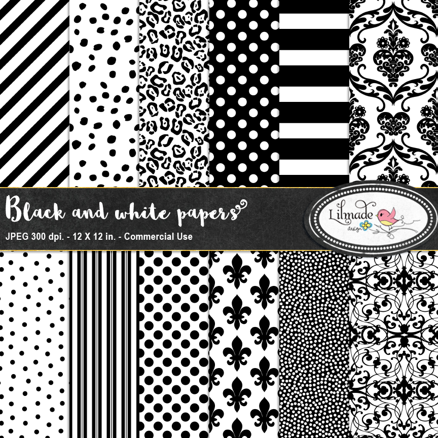 super-trendy-black-and-white-digital-papers