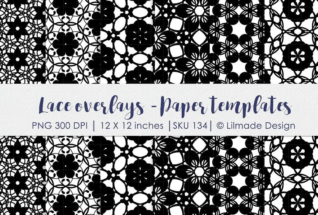 digital-paper-templates-featuring lace-patterns