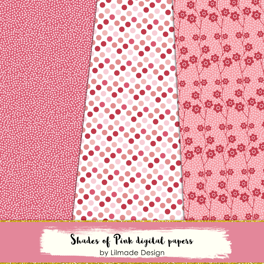 shades-of-pink-digital-papers
