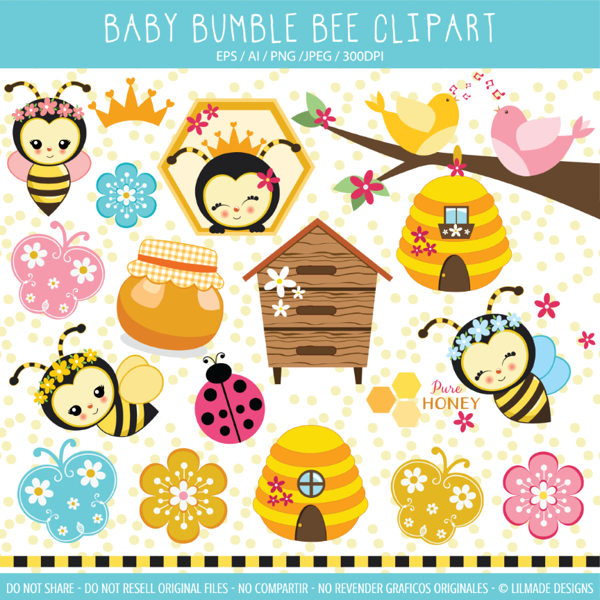 new:-cute-bee-clipart