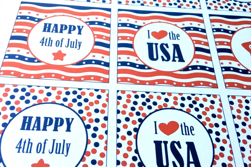 4th of July freebie and cupcake topper tutorial
